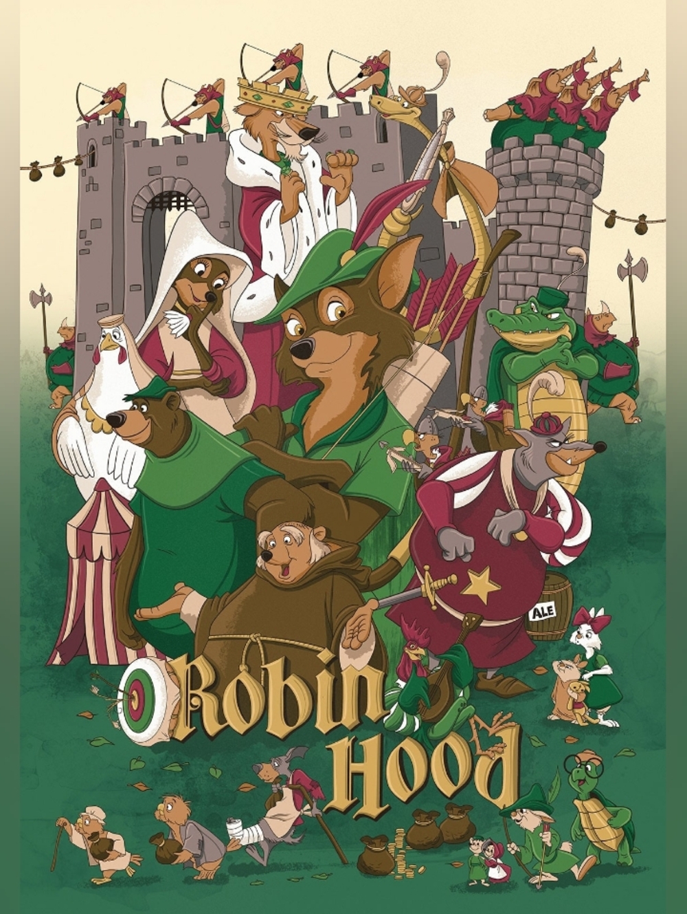 Custom Fridge Magnet Robin Hood Movie Poster Home Decor